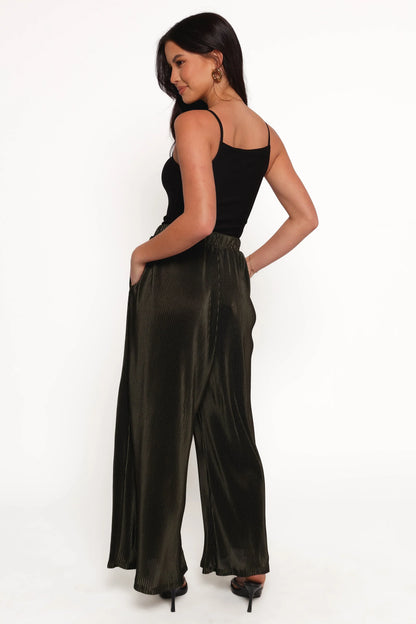 Leria Wide Pant Olive