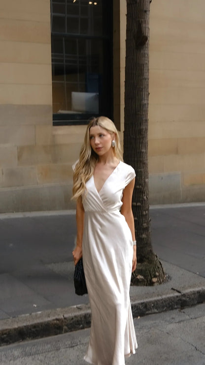 Selma Maxi Dress Champagne