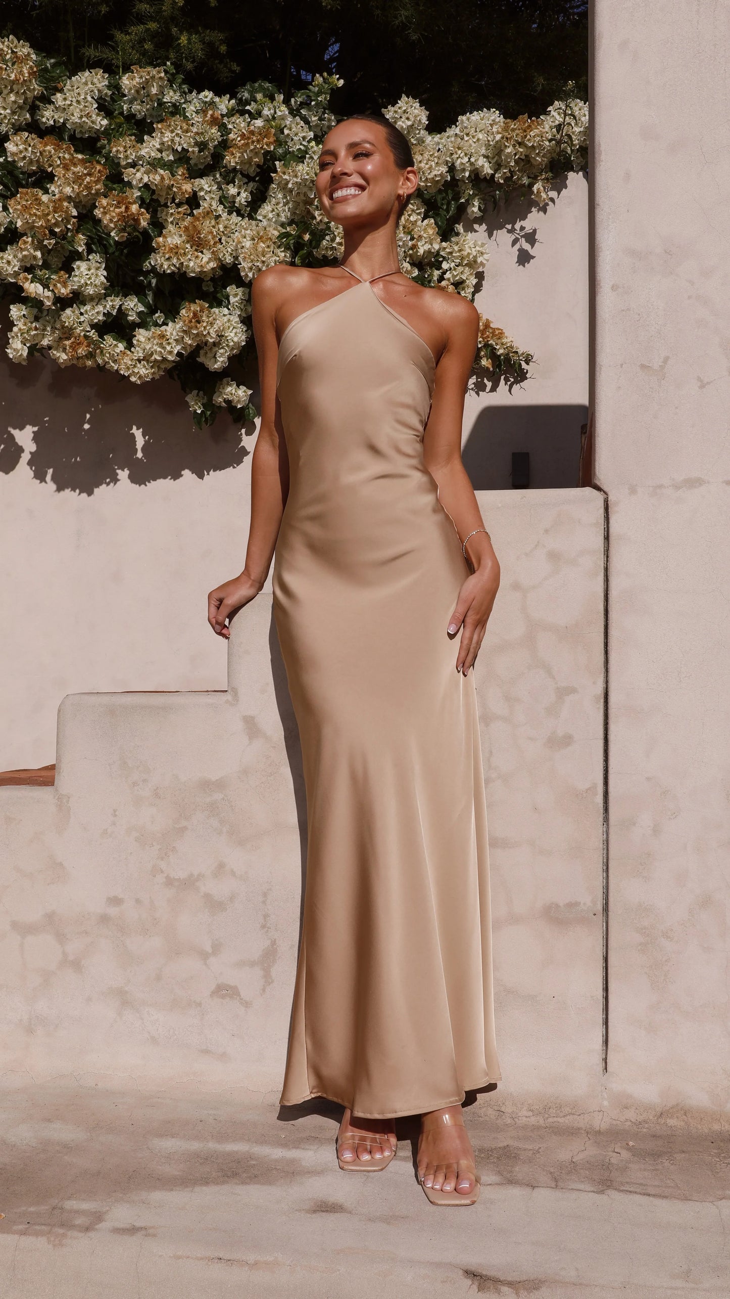 Chiara Maxi Dress Latte