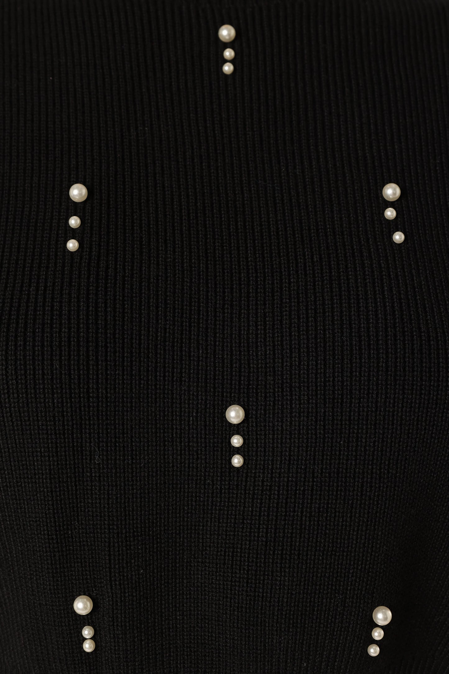 Malani Beaded Top Black