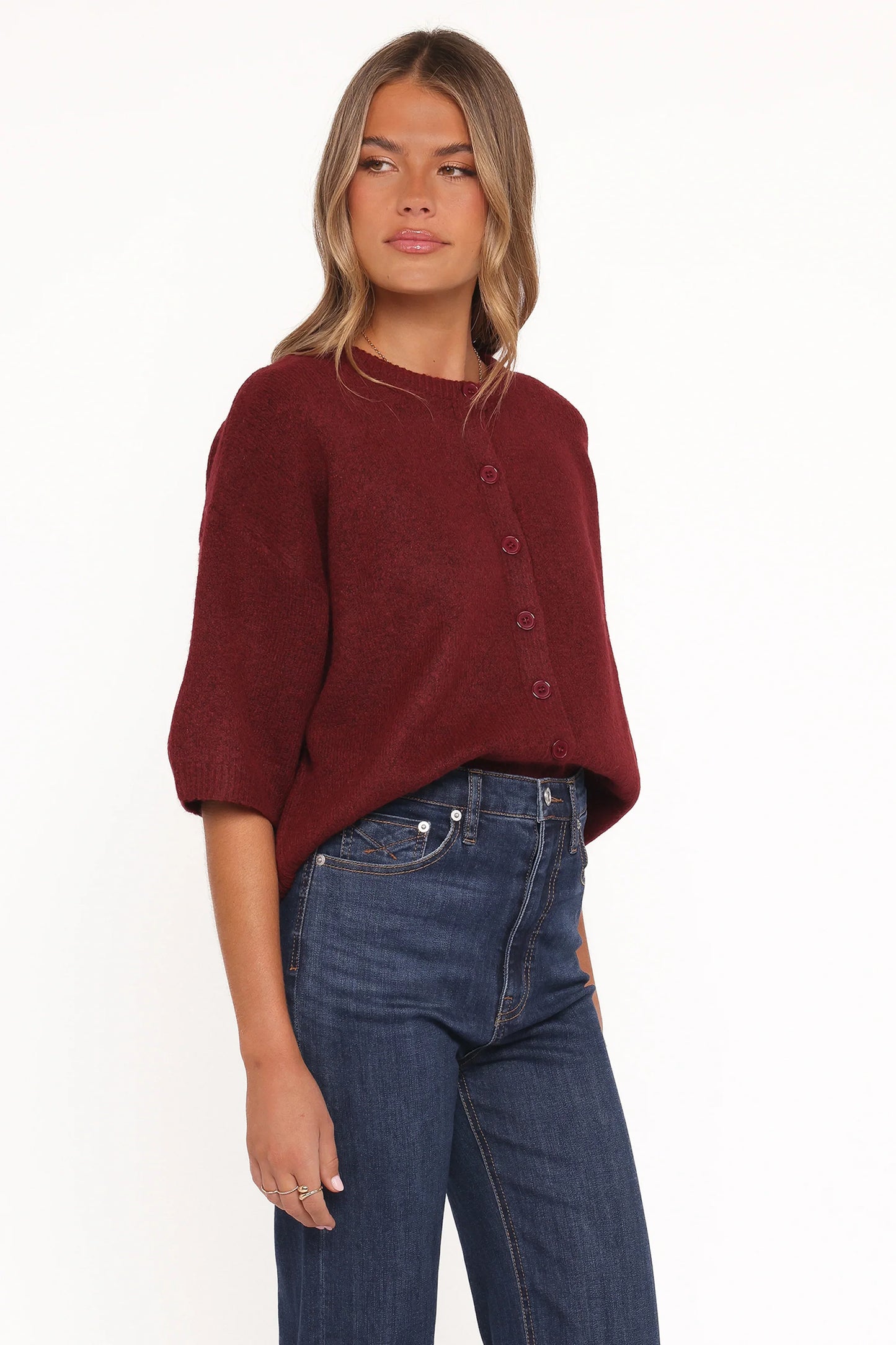 Lilith Knit Top Wine