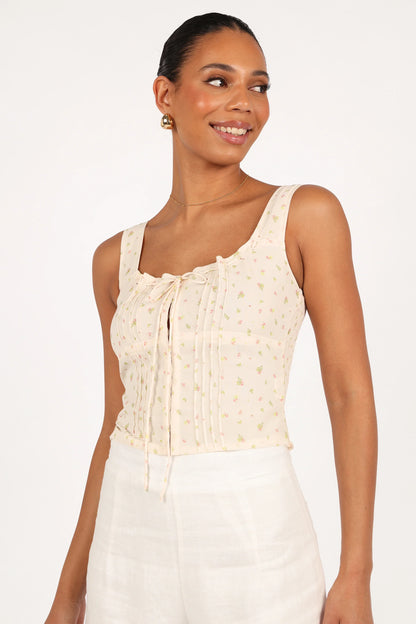 Alice Corset Top Tiny Blooms