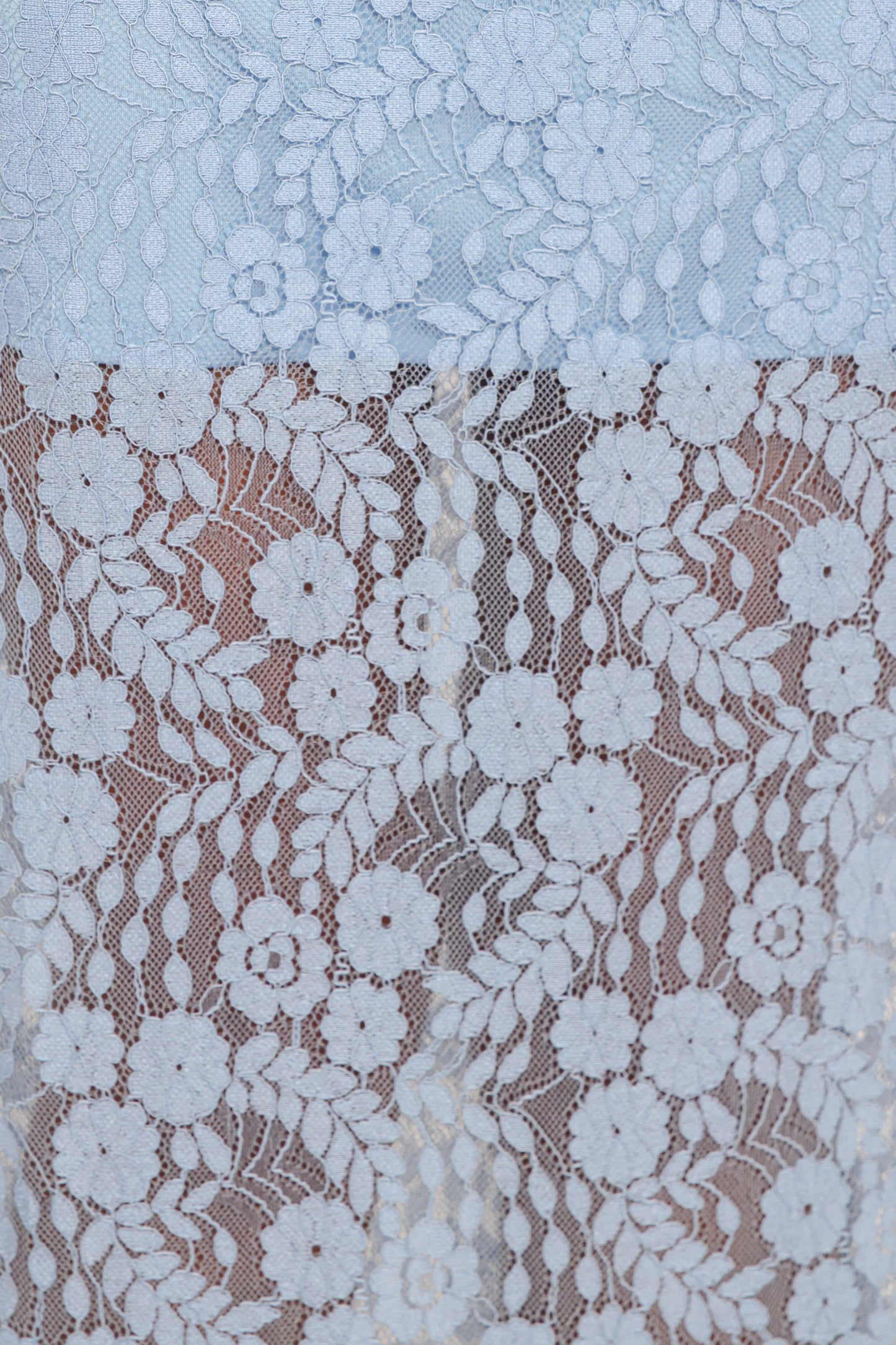 Brittany Lace Maxi Skirt Blue