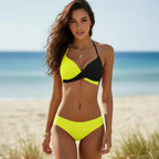 Push Up Halter Bikini Set
