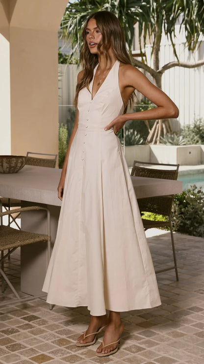 Kaia Maxi Dress Vanilla