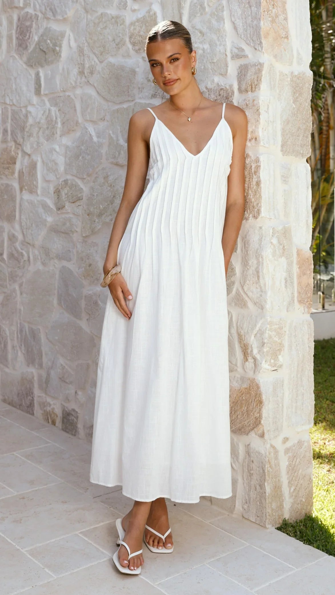Aspen Maxi Dress White