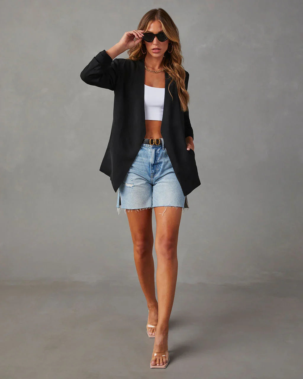 Uptown Girl Pocketed Blazer