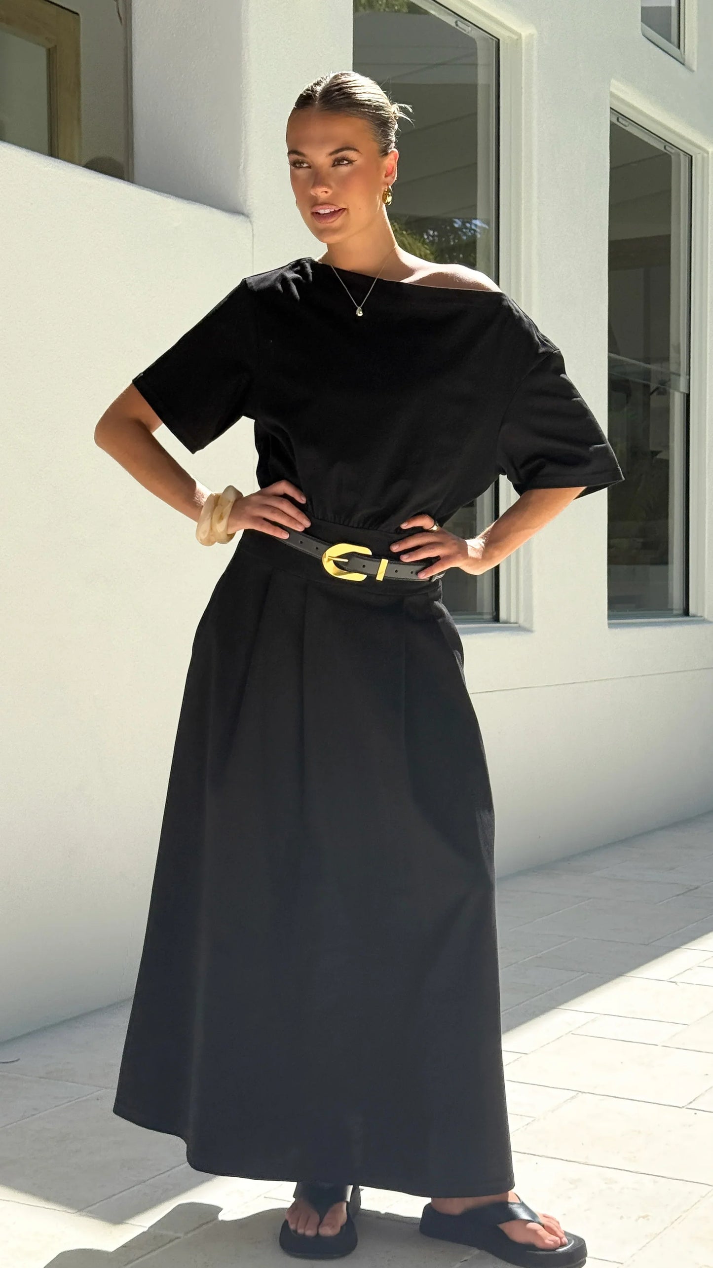 Aleski Maxi Dress Black