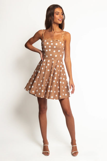 Teaghan Mini Dress Light Mocha