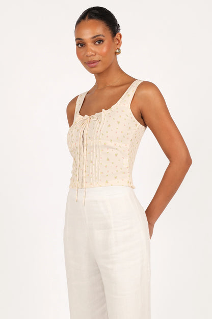 Alice Corset Top Tiny Blooms