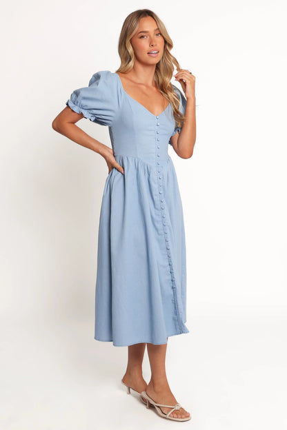Serenade Midi Dress Blue