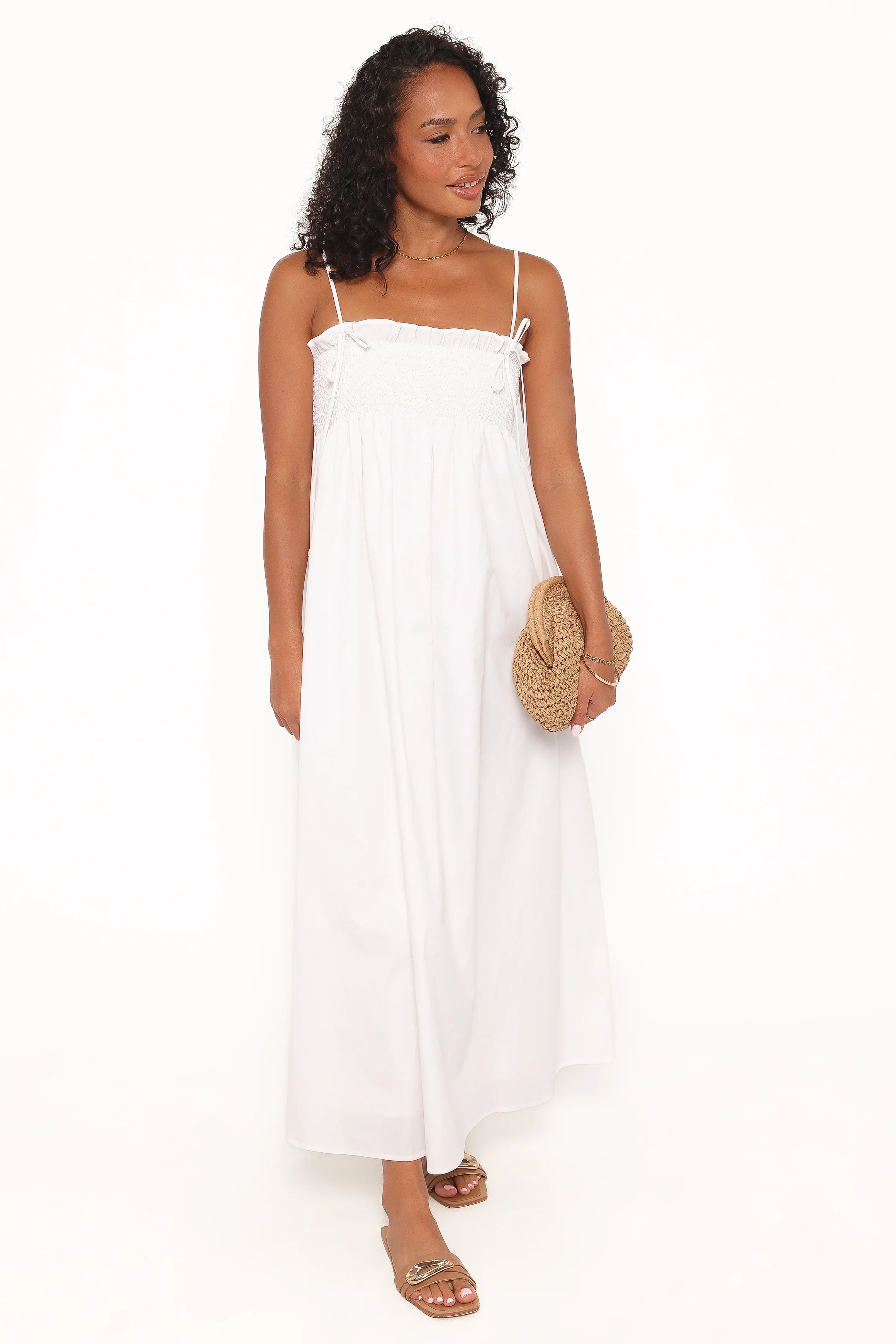 Josie Maxi Dress White