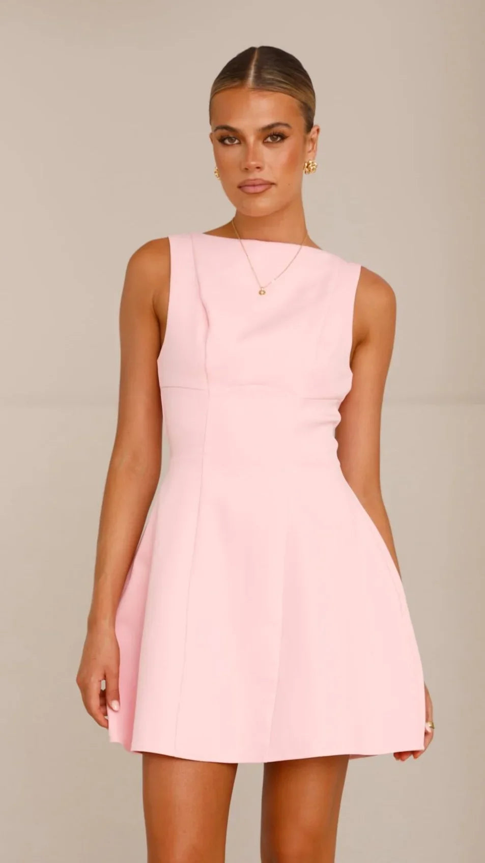 Rafiki Mini Dress Baby Pink