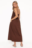 Josie Maxi Dress Brown