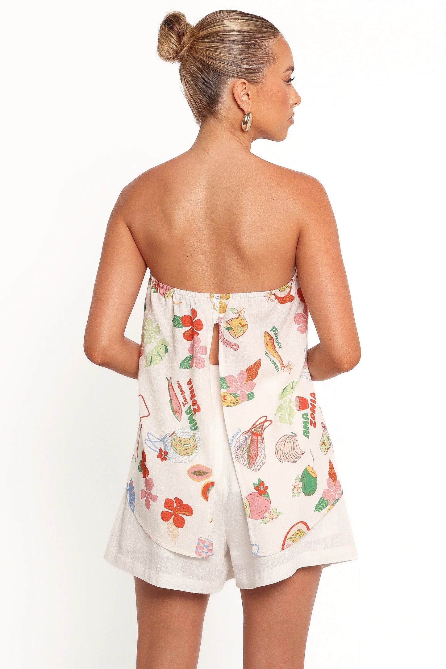 Sui Strapless Top Alfresco