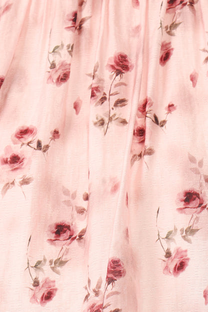 Dallas Long Sleeve Top Pink Rose