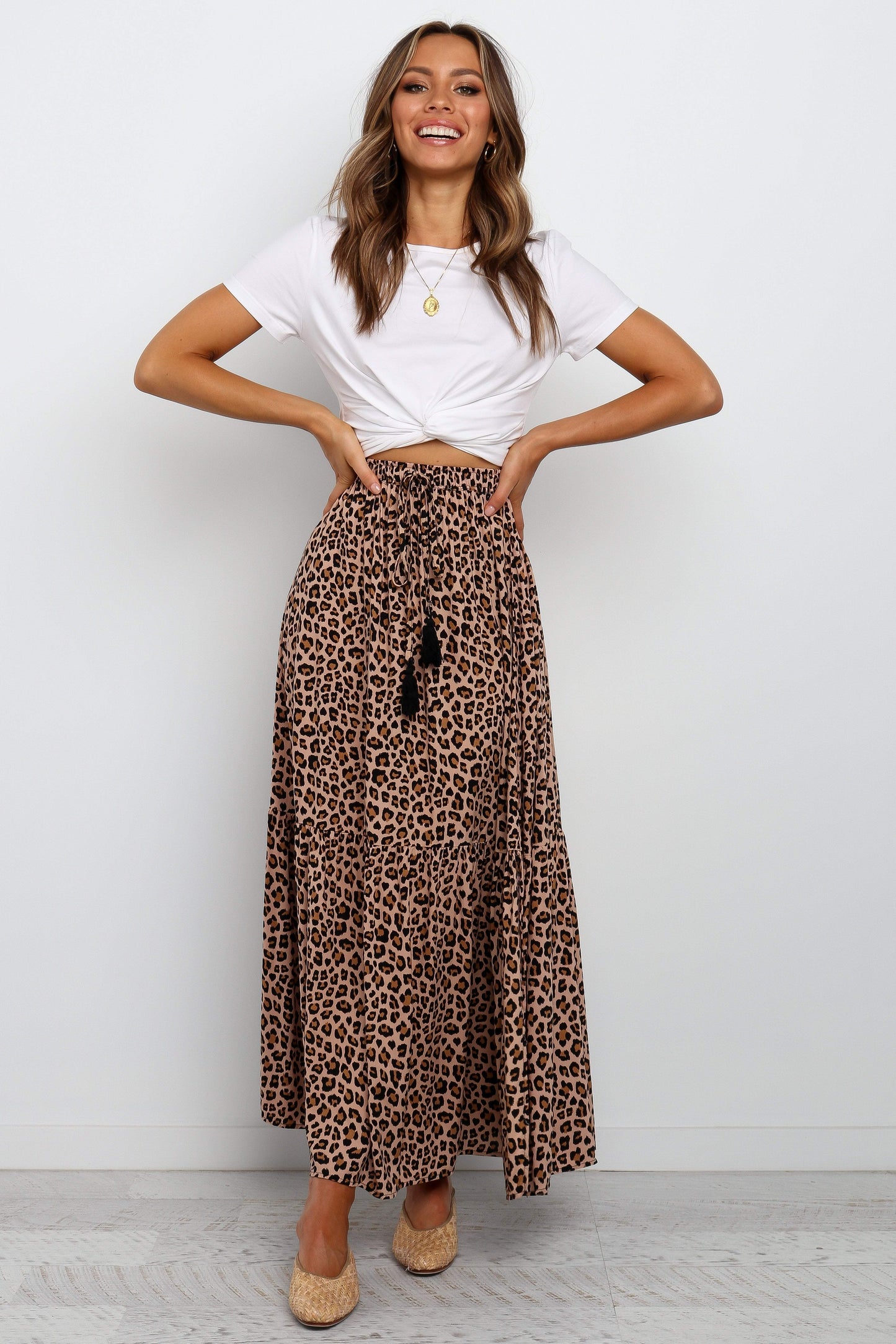 Lauriel Skirt Tan