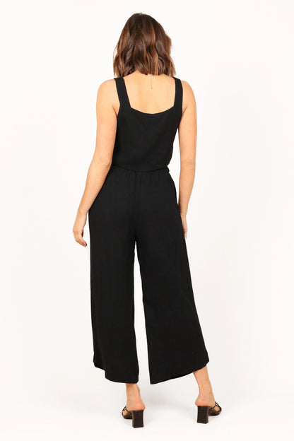 Eleanor Cropped Top Black