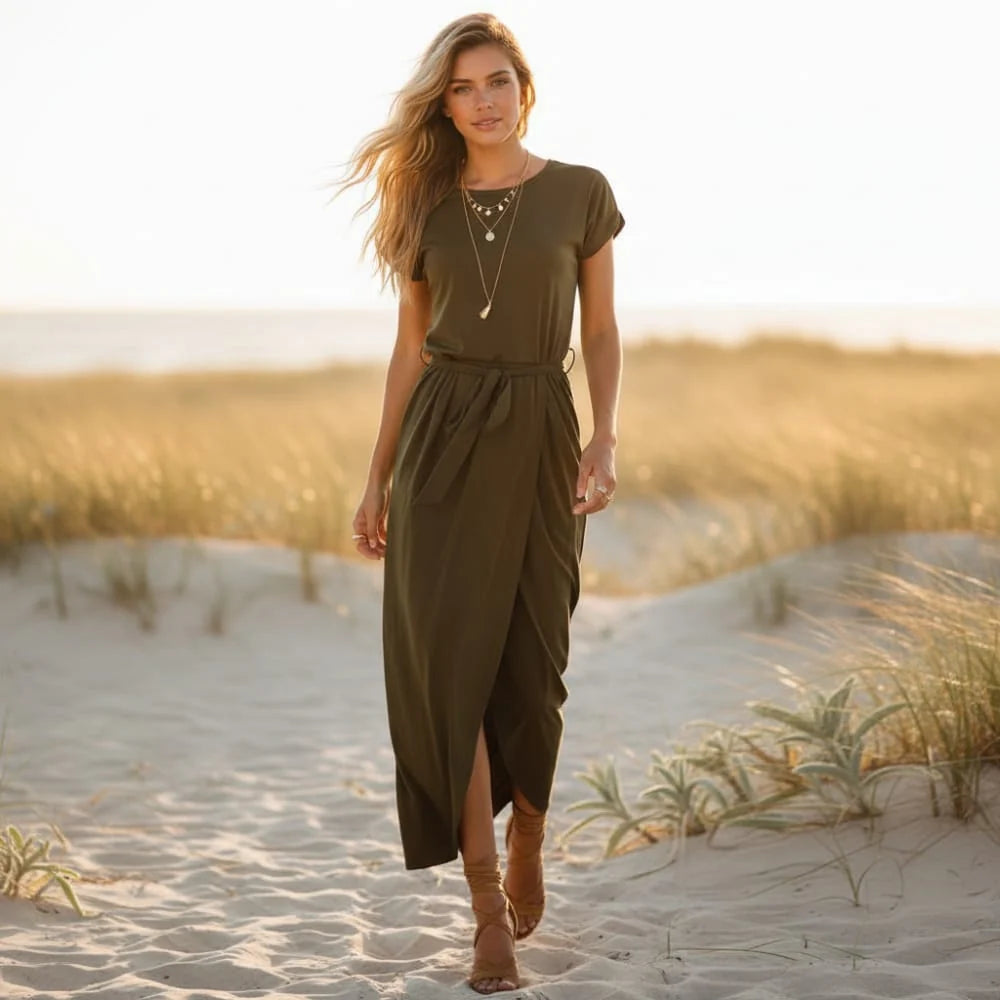 Split Long Maxi Dress
