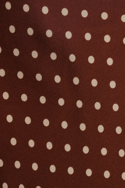 Velman Skirt Brown Polka Dot
