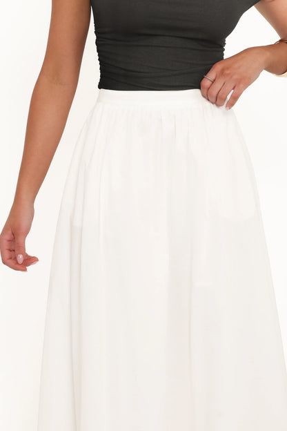 Oakley Midi Skirt White