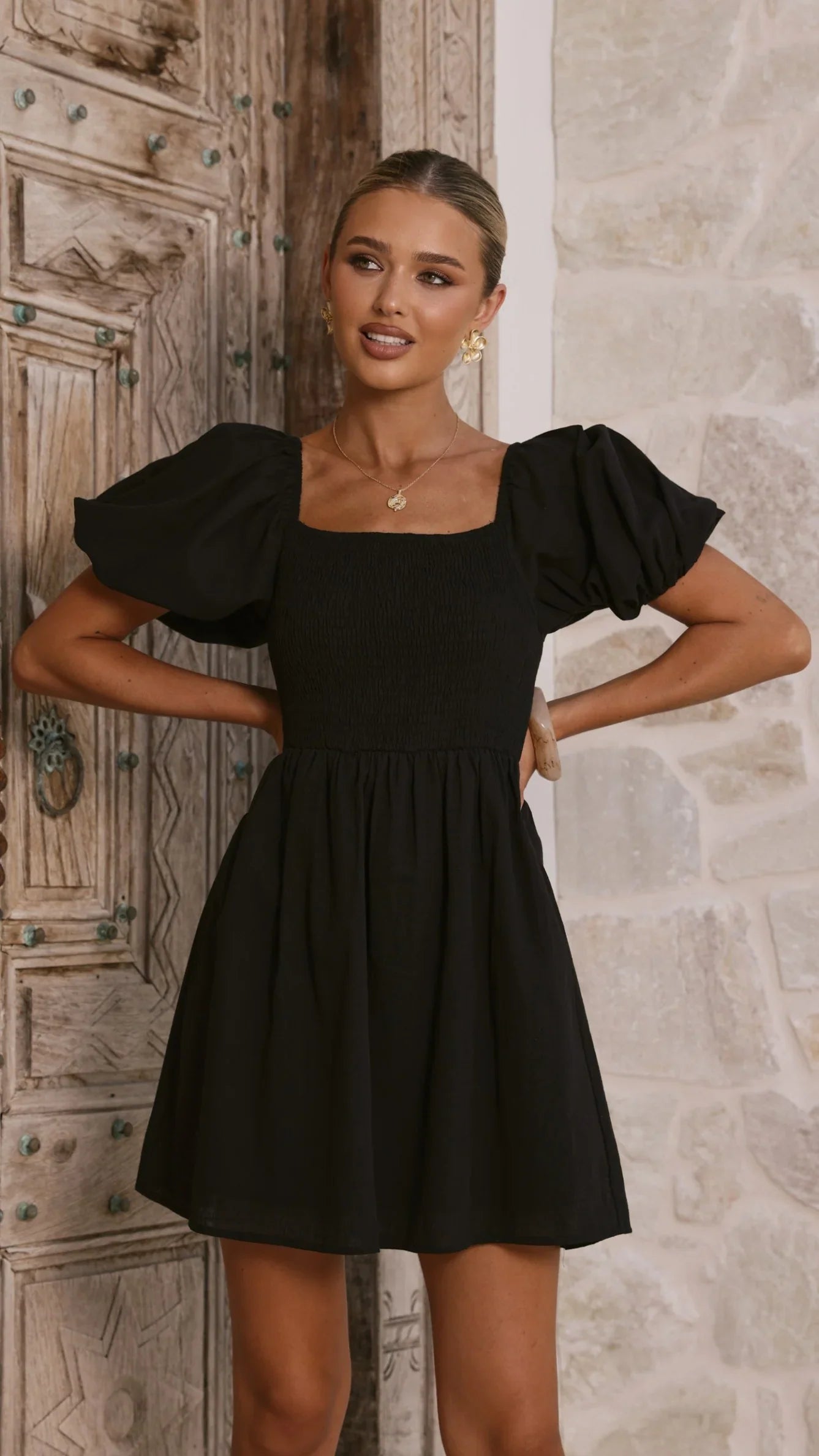 Marissa Mini Dress Black