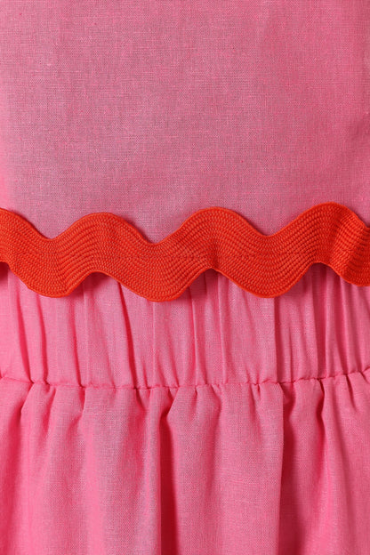 Chrissy Two Piece Set Pink Red