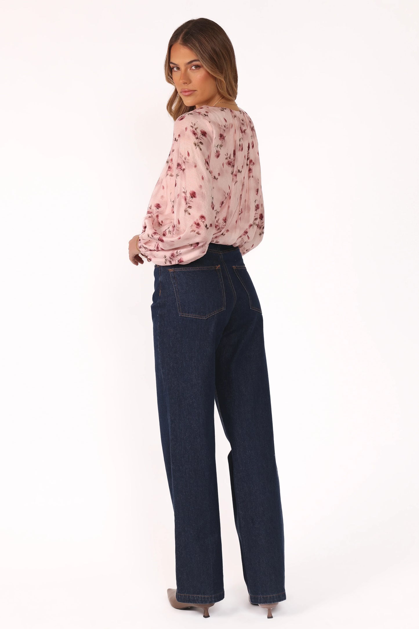 Dallas Long Sleeve Top Pink Rose