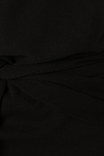 Prancer Off Shoulder Midi Dress Black