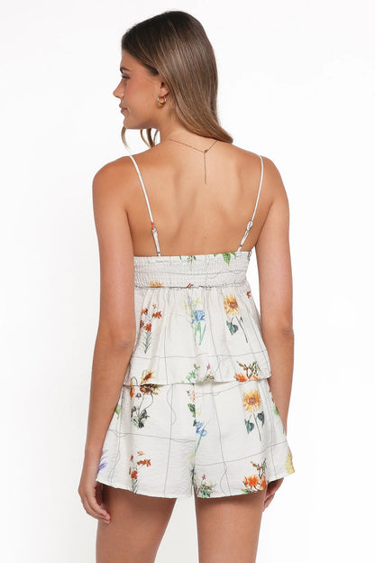 Emilie Short Set Multi Flowers