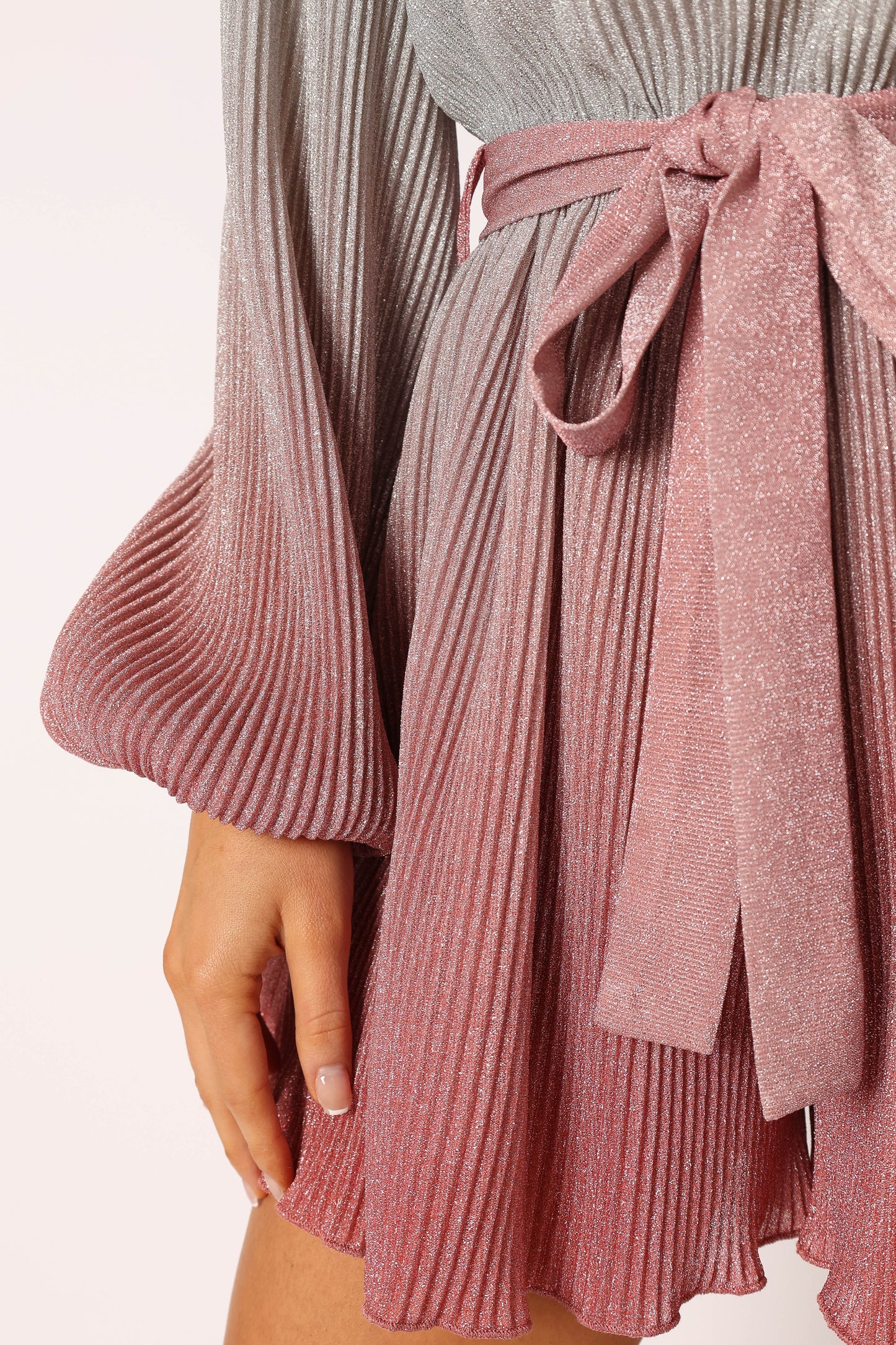 Rebecca Gradient Romper Pink