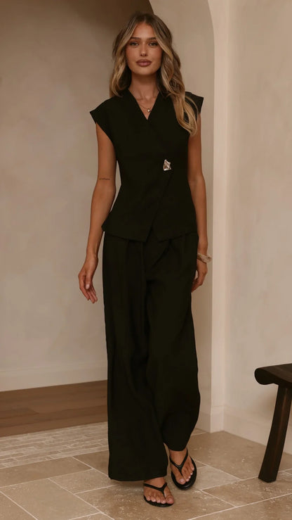 Zahira Pants Black