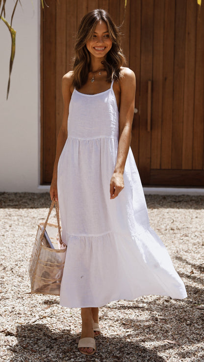 Nico Maxi Dress White