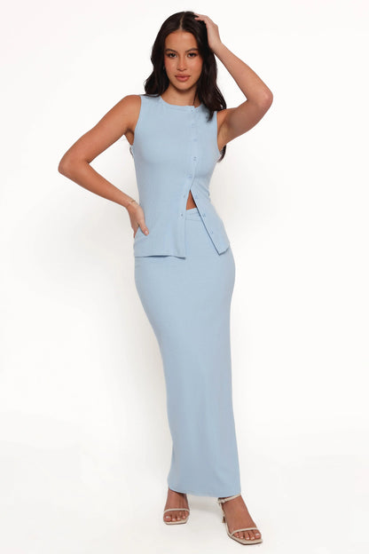 Adeline Two Piece Set Light Blue