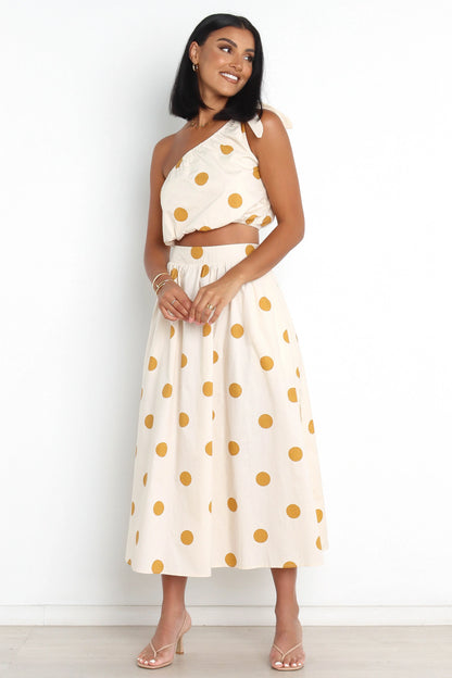 Phillipa Skirt Beige Spot