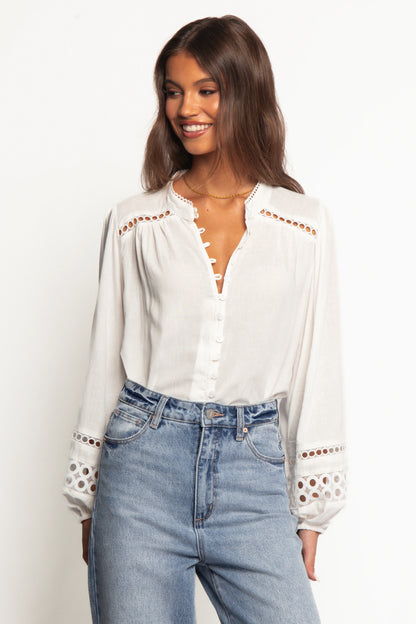 Hani Blouse White