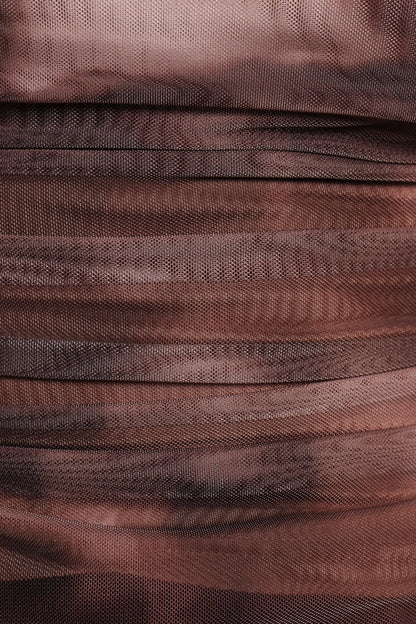 Byron Off Shoulder Top Brown