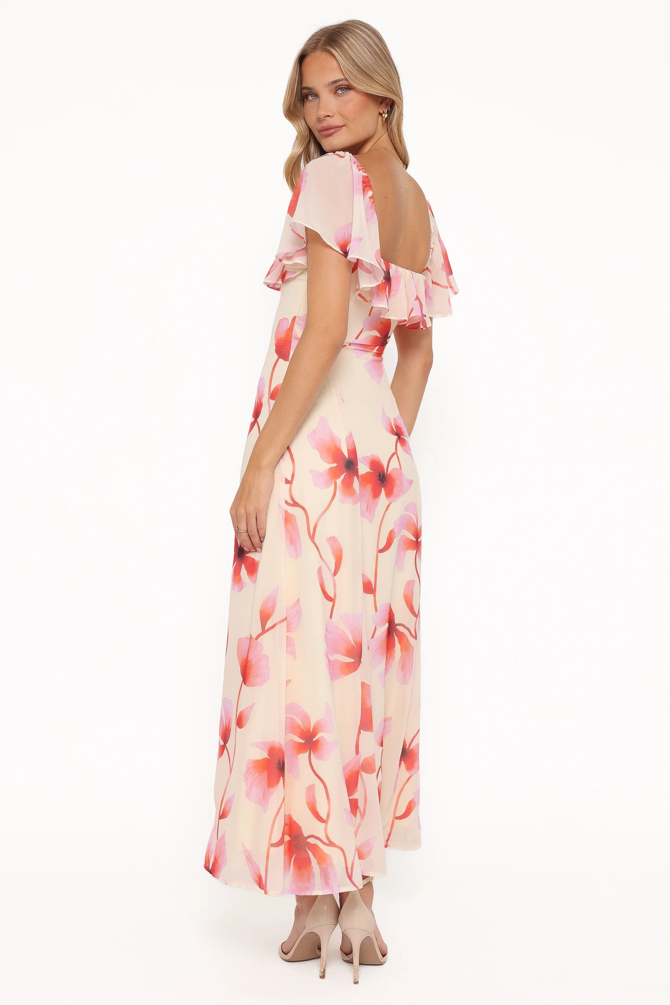 Kamie Maxi Dress Pink Floral
