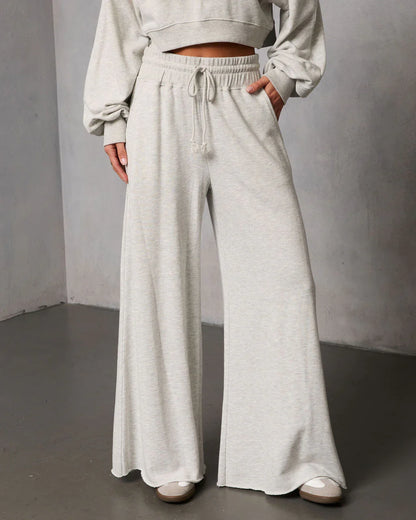Off Hours Fleece Wide Leg Sweatpants