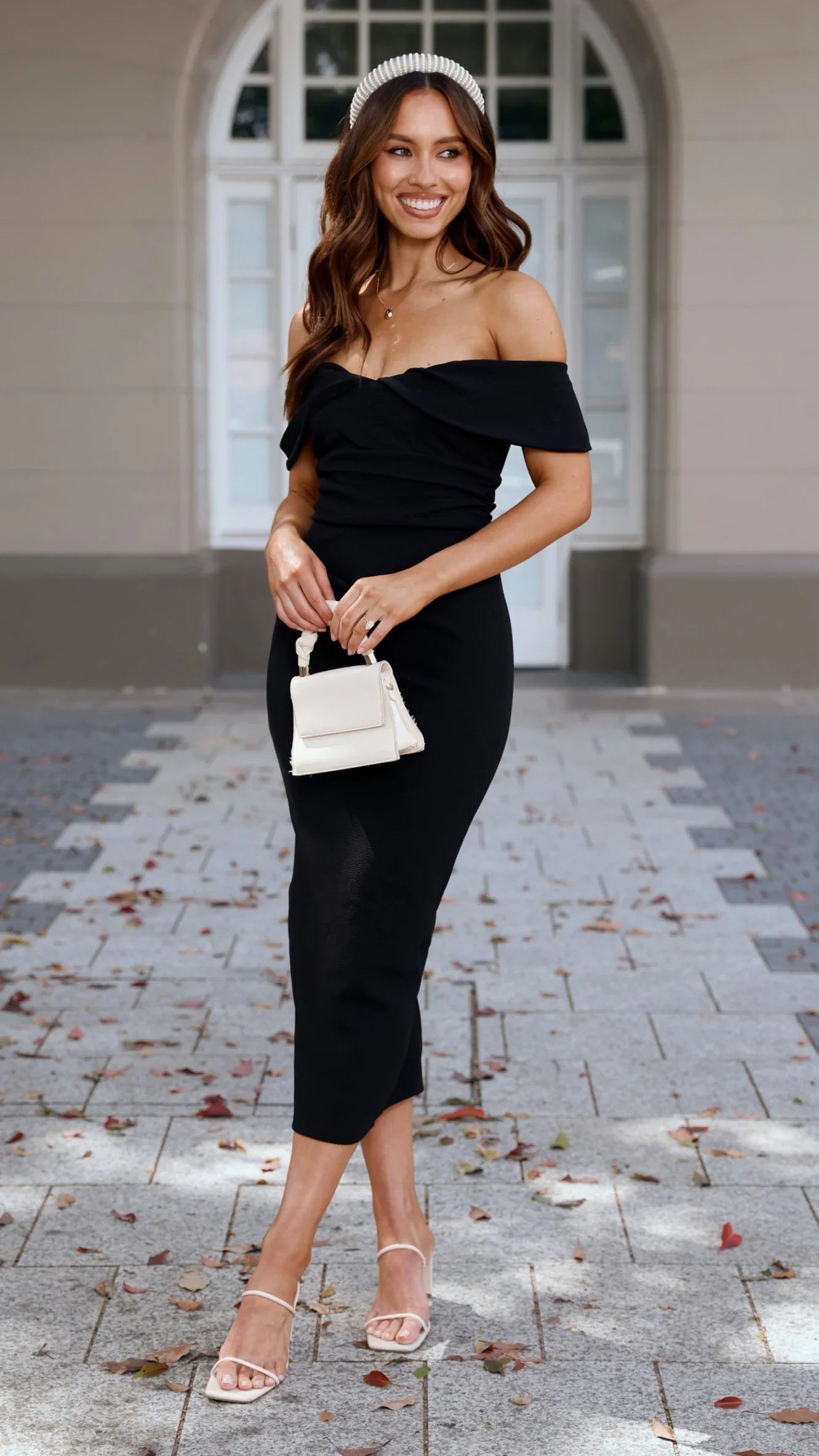 Holly Midi Dress Black