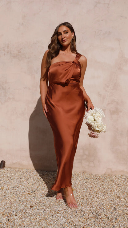 Greta Maxi Dress Copper