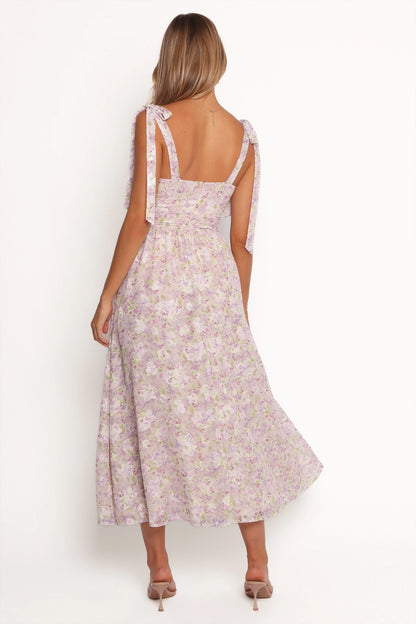 Hayden Maxi Dress Purple Floral