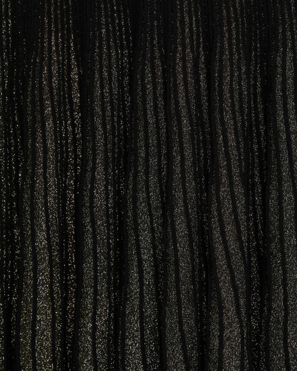 Fade Together Metallic Ombre Sweater Dress