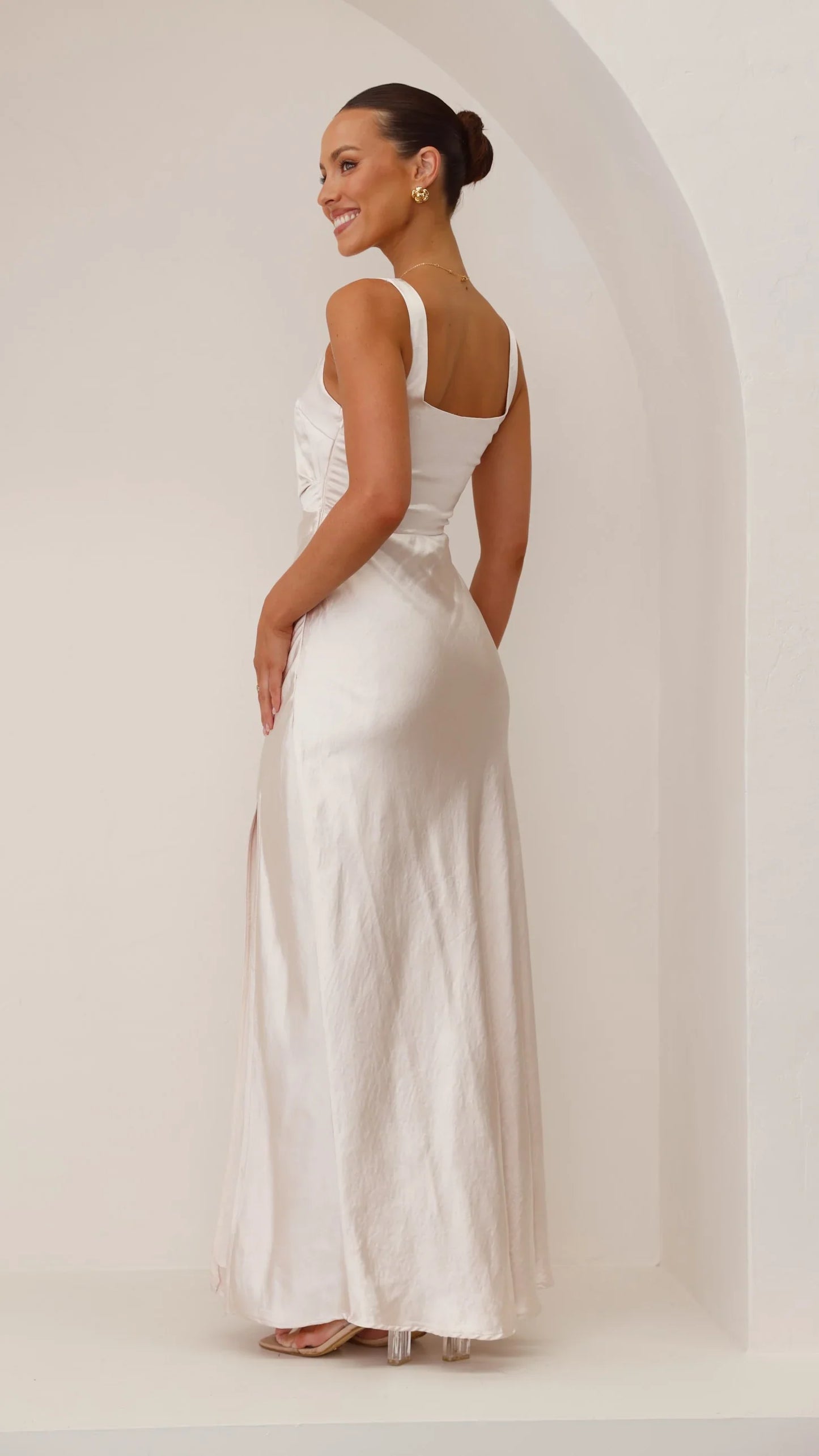 Alaria Maxi Dress Champagne