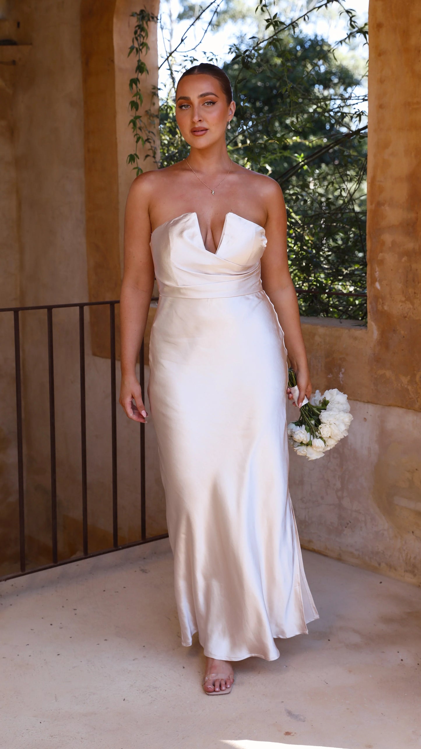 Valerie Maxi Dress Champagne