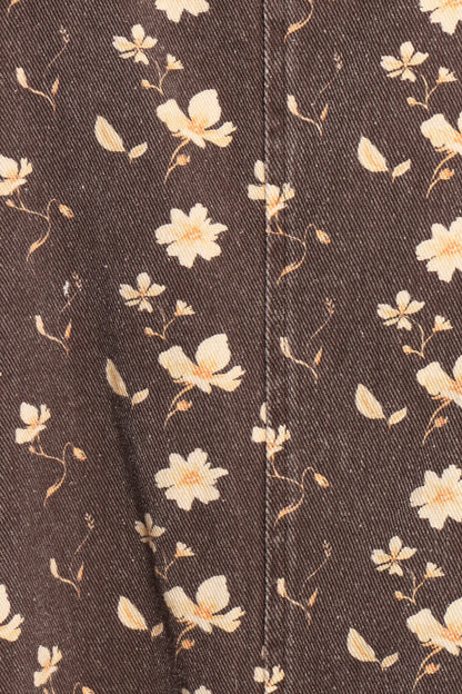 Abbott Mini Dress Brown Floral