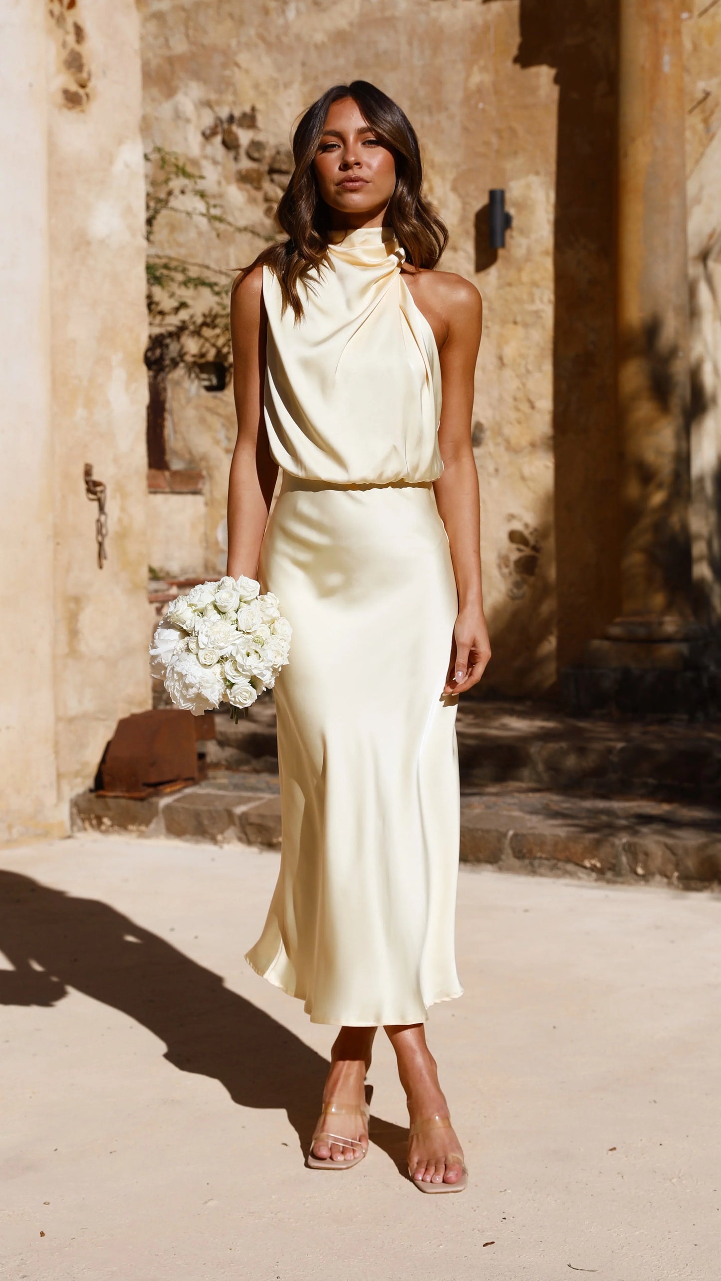 Esther Maxi Dress Lemon