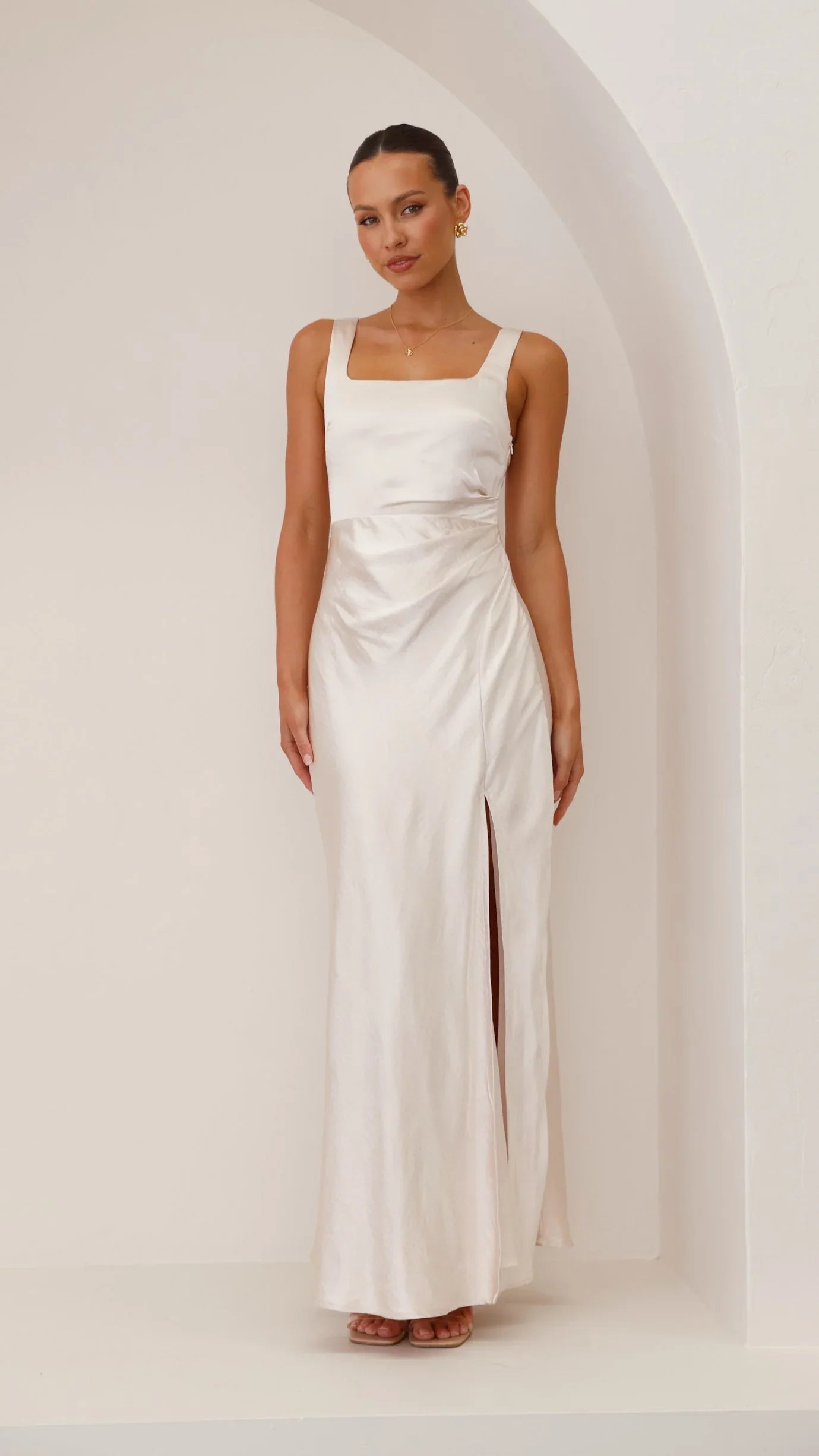 Alaria Maxi Dress Champagne