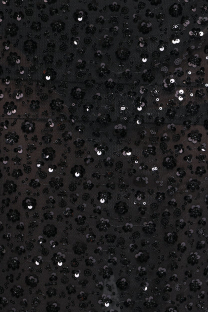 Jennings Sequin Maxi Skirt Black
