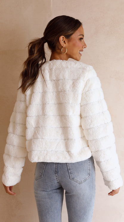 Tully Crop Jacket White